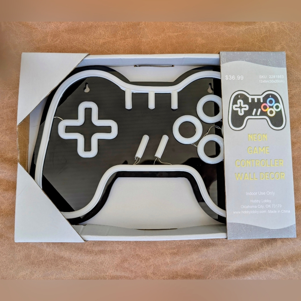 Video Game Controller LED Neon Sign! Brand New In Box!